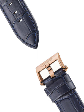 Angle shot of Ingersoll 1892 I01101B Blue Leather Unisex Watch on white background