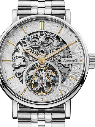 Front view of Ingersoll 1892 I05803B Silver Stainless Steel Unisex Watch on white background