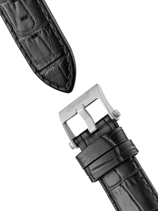 Angle shot of Ingersoll 1892 I09302B Black Leather Unisex Watch on white background