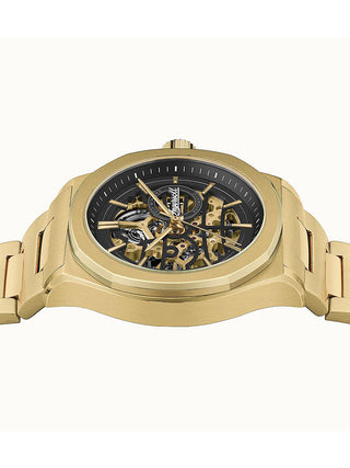 Angle shot of Ingersoll 1892 I09305 Gold Stainless Steel Unisex Watch on white background