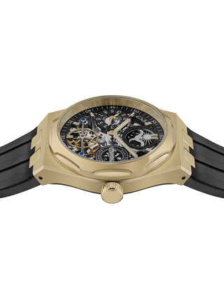 Angle shot of Ingersoll 1892 I12907 Black Silicone Unisex Watch on white background