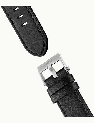 Angle shot of Ingersoll 1892 I14401 Black Leather Unisex Watch on white background