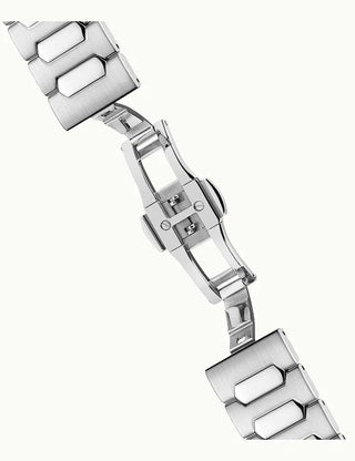 Angle shot of Ingersoll 1892 I14601 Silver Stainless Steel Unisex Watch on white background