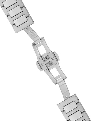 Angle shot of Ingersoll 1892 I15802 Black Dial Silver Stainless Steel Unisex Watch on white background
