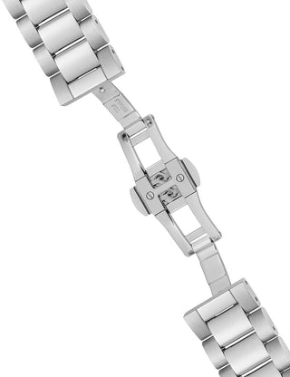 Angle shot of Ingersoll 1892 I16003 Blue Dial Silver Stainless Steel Unisex Watch on white background