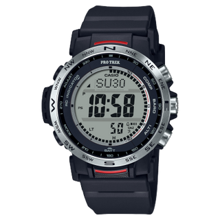 Front view of Casio Pro Trek PRW-35-1A Mens Watch on white background