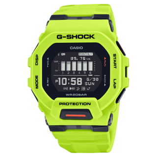 Front view of Casio G-Shock GBD-200-9 Mens Watch on white background