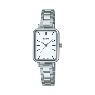 Front view of Casio LTP-V009D-7E Womens Watch on white background