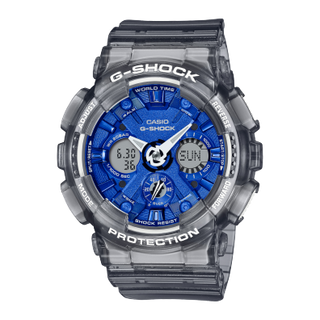 Front view of Casio G-Shock GMA-S120TB-8A Womens Watch on white background