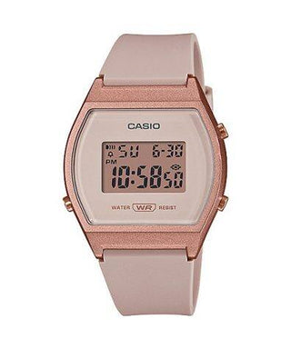 Front view of Casio LW-204-4A Womens Watch on white background