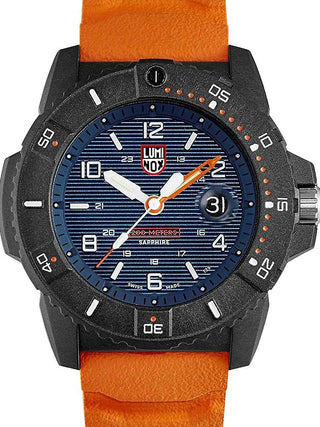 Front view of Luminox XS.3603 Blue Dial Unisex Watch on white background