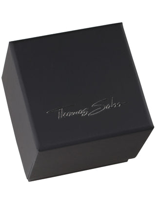 Angle shot of Thomas Sabo WA0387-201-201 Silver Stainless Steel Unisex Watch on white background