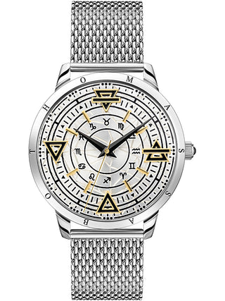 Front view of Thomas Sabo WA0387-201-201 Silver Stainless Steel Unisex Watch on white background