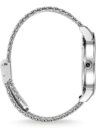 Angle shot of Thomas Sabo WA0387-201-201 Silver Stainless Steel Unisex Watch on white background