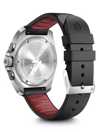 Angle shot of Victorinox Chronograph 241983 Black Unisex Watch on white background