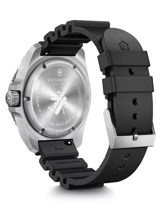 Angle shot of Victorinox 241990 Black Unisex Watch on white background