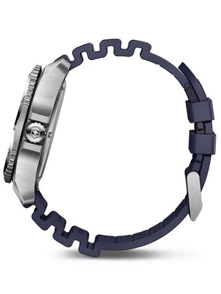 Angle shot of Victorinox 241991 Blue Unisex Watch on white background