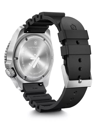Angle shot of Victorinox 241994 Black Unisex Watch on white background