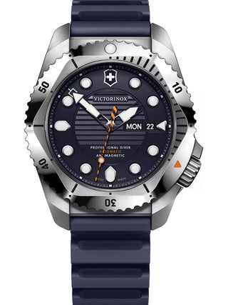 Front view of Victorinox 241995 Blue Unisex Watch on white background