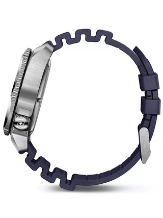 Angle shot of Victorinox 241995 Blue Unisex Watch on white background