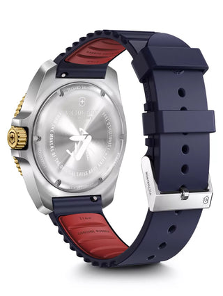 Angle shot of Victorinox 242013 Blue Unisex Watch on white background