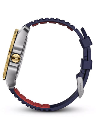 Angle shot of Victorinox 242013 Blue Unisex Watch on white background