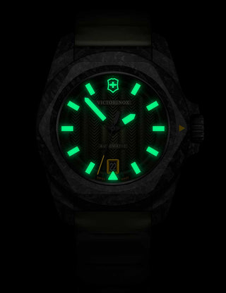 Angle shot of Victorinox 242021.1 Green Unisex Watch on white background