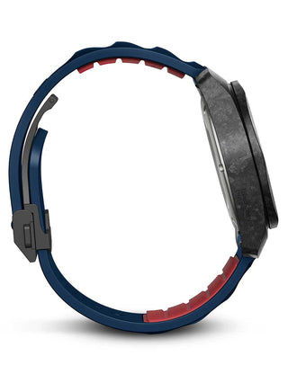 Angle shot of Victorinox 242022.1 Blue Unisex Watch on white background