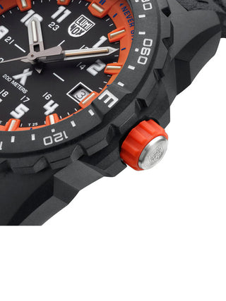 Angle shot of Luminox XB.3739 Black Unisex Watch on white background