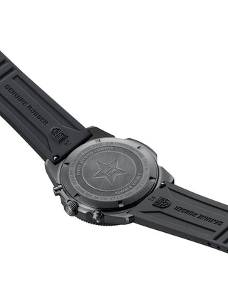 Angle shot of Luminox Chronograph XS.3141.BO.1 Black Unisex Watch on white background