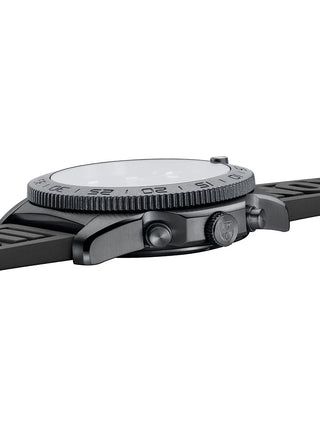 Angle shot of Luminox Chronograph XS.3141.BO.1 Black Unisex Watch on white background