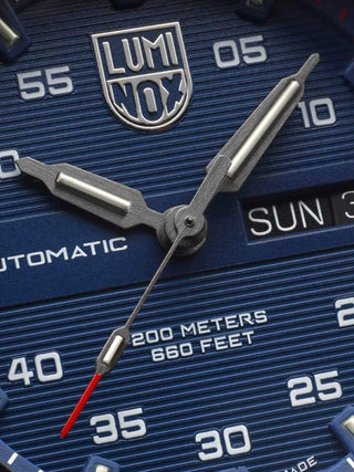 Angle shot of Luminox XS.3863 Blue Unisex Watch on white background