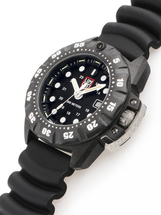 Angle shot of Luminox XS.1551 Black Unisex Watch on white background
