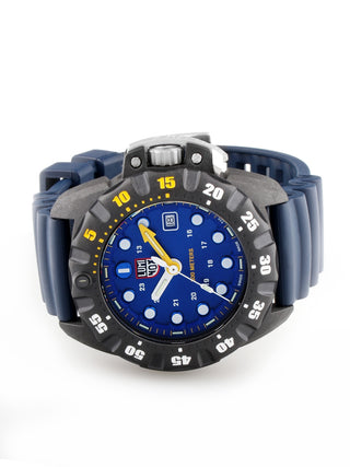 Angle shot of Luminox XS.1553 Blue Unisex Watch on white background