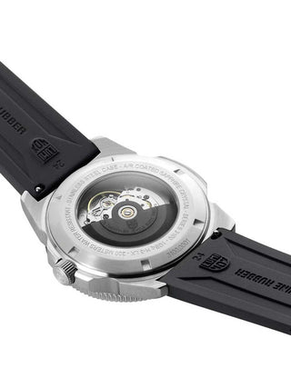 Angle shot of Luminox XS.3101 Black Stainless Steel Unisex Watch on white background
