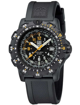 Angle shot of Luminox XL.8825.H.SET Black Unisex Watch on white background