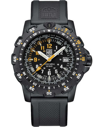 Front view of Luminox XL.8825.H.SET Black Unisex Watch on white background