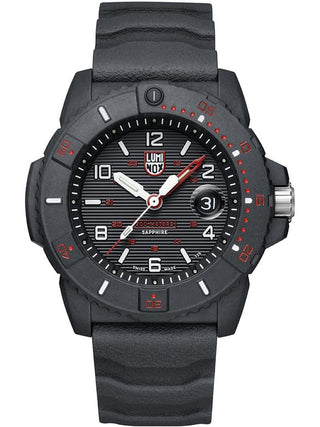 Angle shot of Luminox XS.3615 Black Unisex Watch on white background