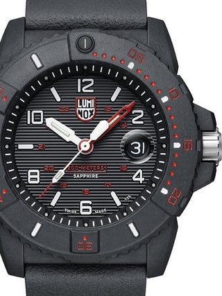 Front view of Luminox XS.3615 Black Unisex Watch on white background